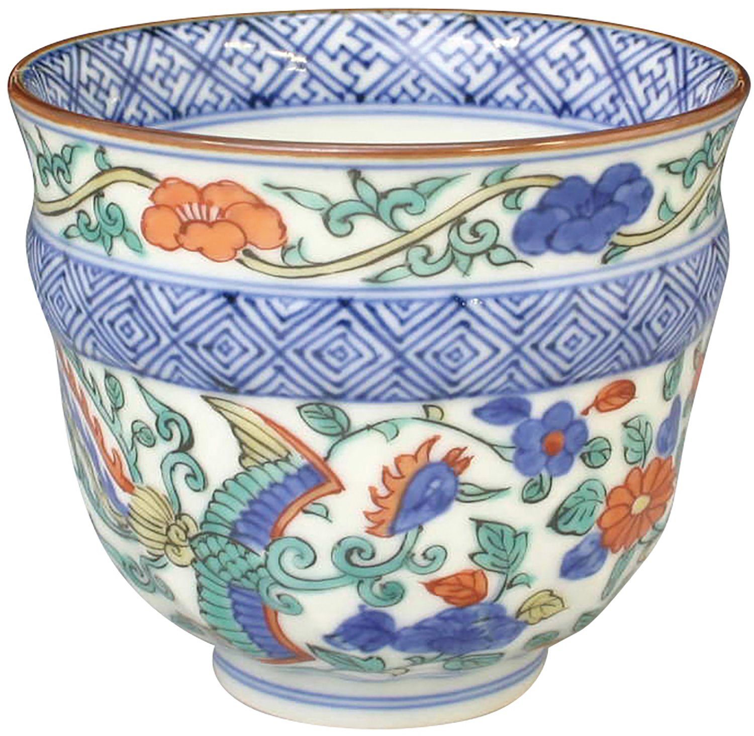 京焼・清水焼 小湯呑 色絵鳳凰(いろえほうおう) 昭阿弥 UAH686 磁器 京焼・清水焼 小湯呑 色絵鳳凰(いろえほうおう) 昭阿弥 UAH686 磁器