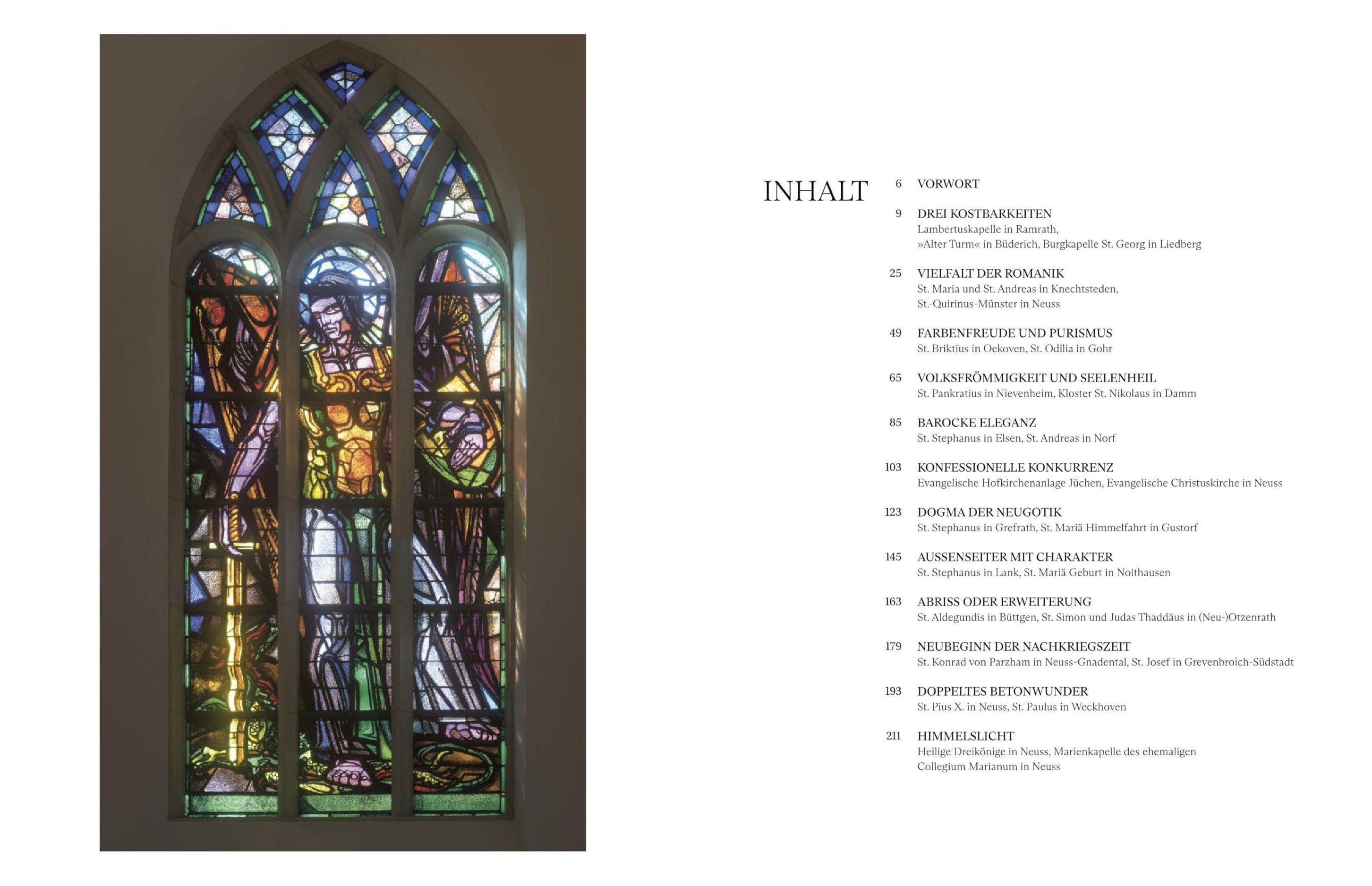 Pracht und Purismus: Die schönsten Kirchen, Klöster und Kapellen im Rhein-Kreis Neuss. 25 unterschätzte Kulturdenkmäler, von romanischen Kirchen bis hin zu modernen Kirchenbauten