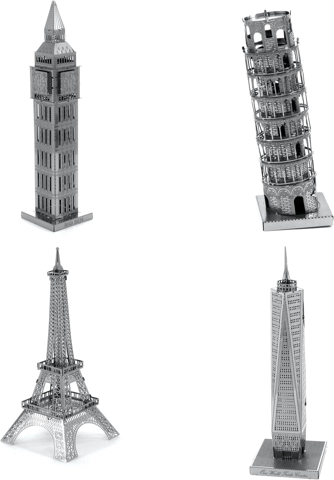 3D Laser Cut Model - 4 Landmarks Set