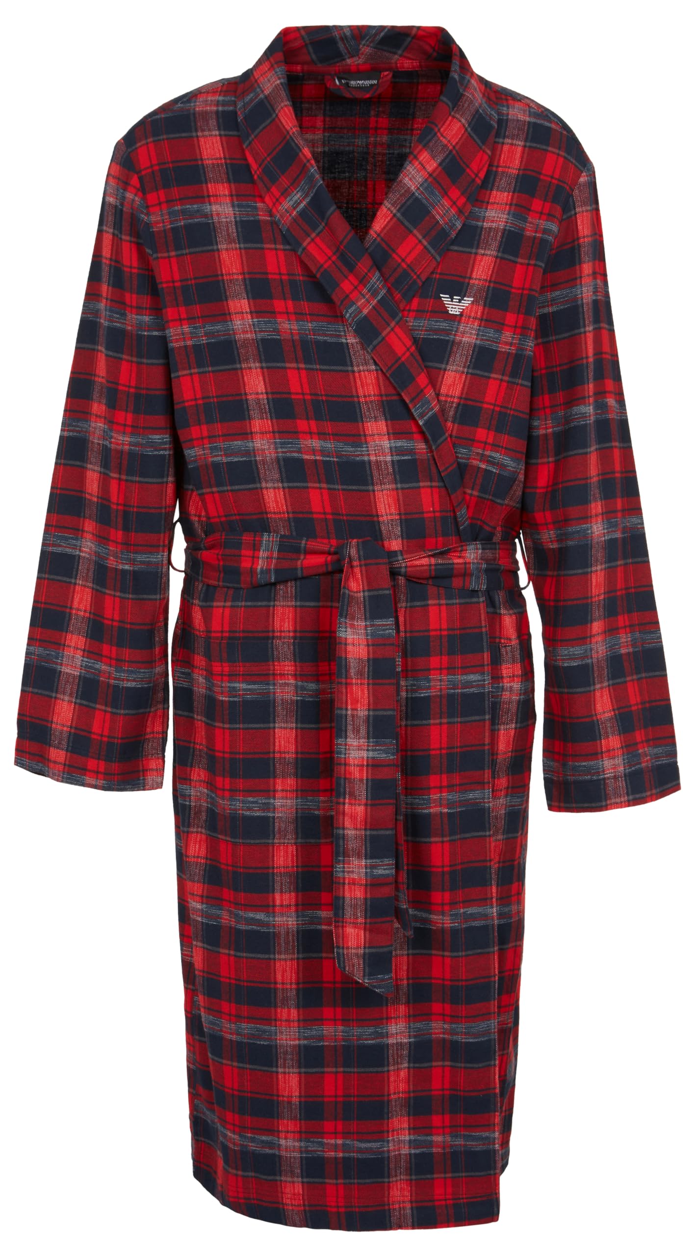 Emporio Armani TARTAN FLANNEL DRESSING GOWN