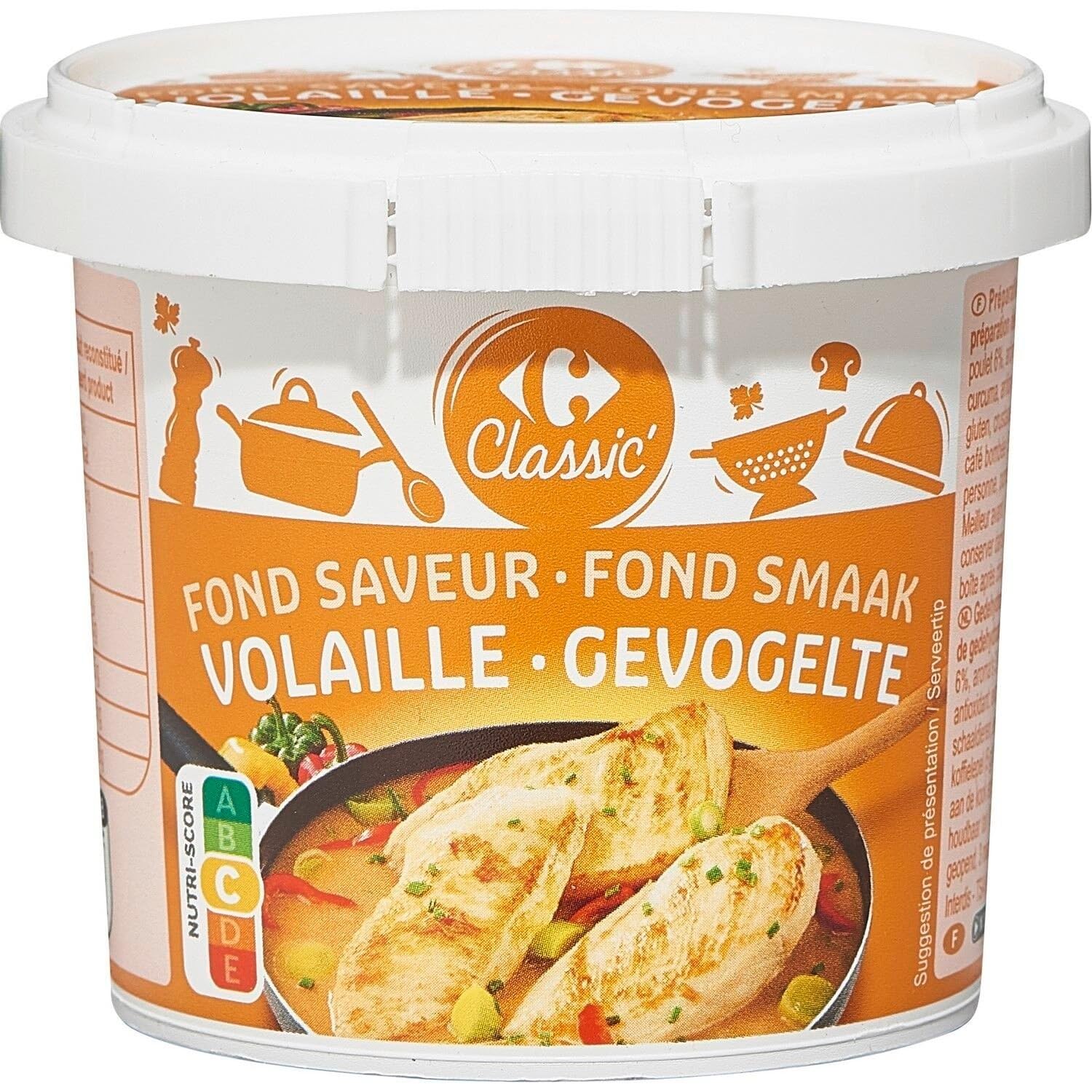 Fond de Volaille pratique Carrefour Classic pour simplifier vos dîners
