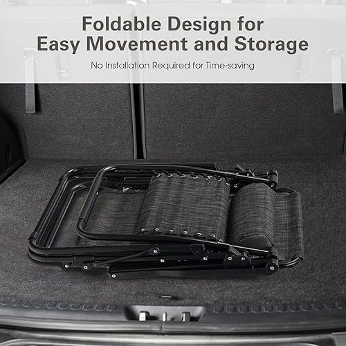 Miniatura 7 de Goplus Zero Gravity - Silla reclinable, plegable y ajustable con almohada y soporte para tazas para el patio, la piscina, el campamento y exteriores