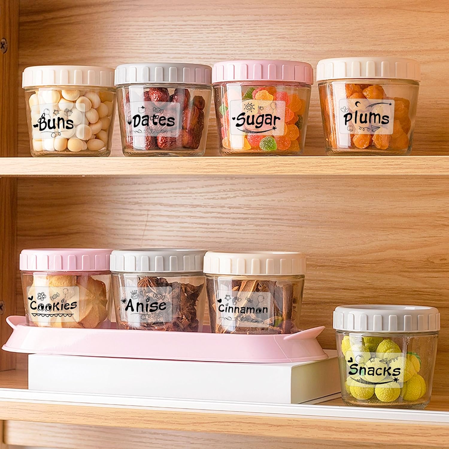 JOYIT 2" x 1'' Clear Thermal Labels - 300pcs Rectangle Thermal Printer Labels, Waterproof Thermal Printer Stickers for Logo Design, Name/Price Tag, Thanks Card, Address, QR Code, 300 Rolls (Clear) - Image 3