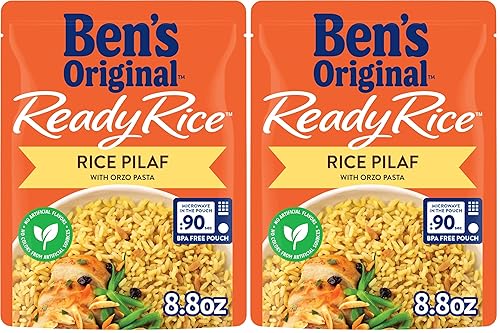 BEN'S ORIGINAL Ready Rice, Pilaf, 8.8 oz (paquete de 2)