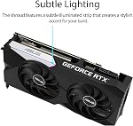 ASUS Dual NVIDIA GeForce RTX 3070 V2 OC Edition Gaming Graphics Card (PCIe 4.0, 8GB GDDR6 Memory, LHR, HDMI 2.1, DisplayPort 1.4a, Axial-tech Fan Design, Dual BIOS, Protective Backplate) (Renewed)