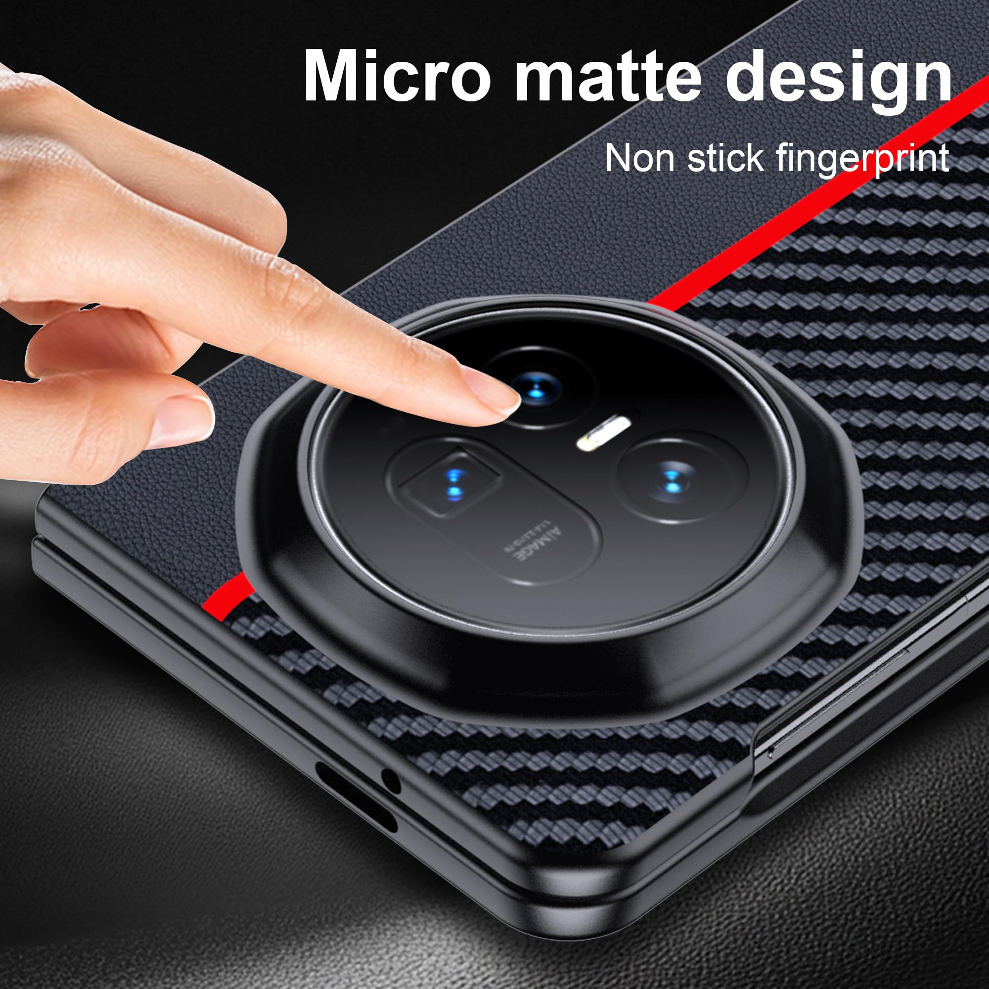 Cover per Honor Magic V5 5G, [Antiurto] Rigido PC Custodia, Ultra