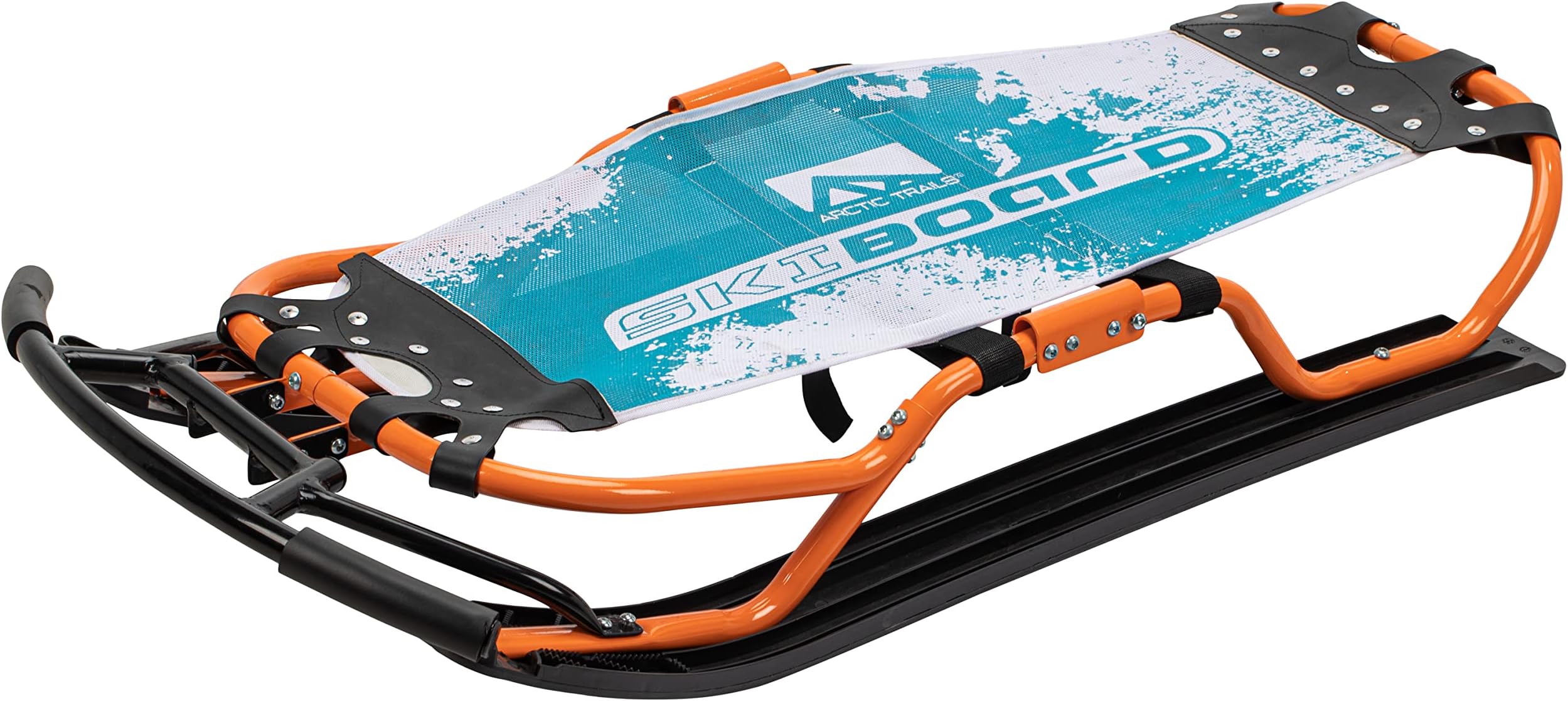 Arctic Trail Skiboard Snow Sled - Snow Racer with Ski Blade Sliders + Handles - High Performance Racing Sled - Durable All-Weather Premium Winter Toy for All Riders - 42"