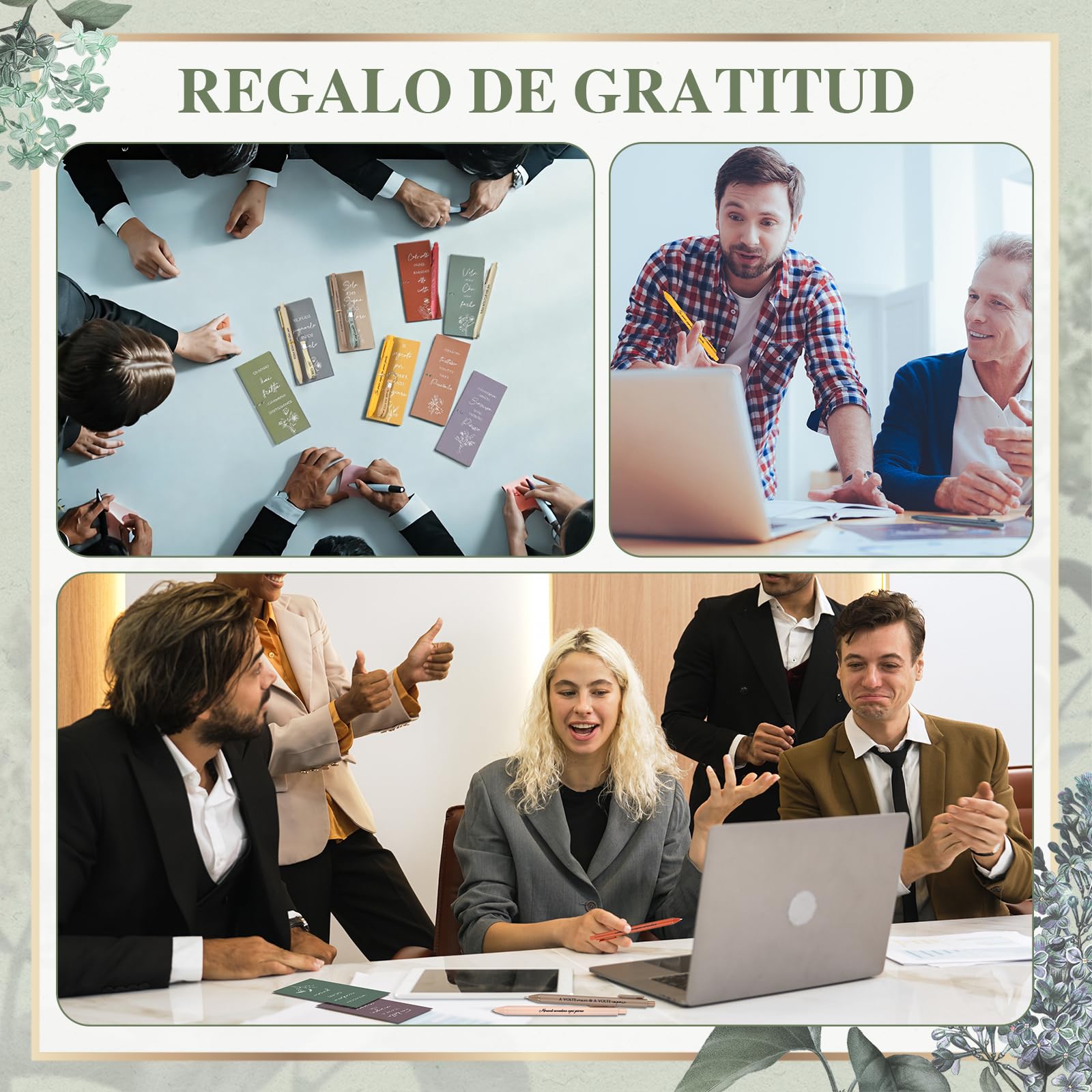 Tenare 24 Sets Bolígrafos Inspiradores Llaveros Marcadores de Libros Plumas Retráctiles con Frases Motivadoras Regalos Motivacionales para Compañeros de Trabajo Empleados Amigos Oficina, Tinta Negra