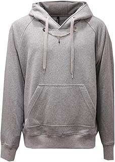 5191AD Felpa Uomo Grey Hooded Sweater Man