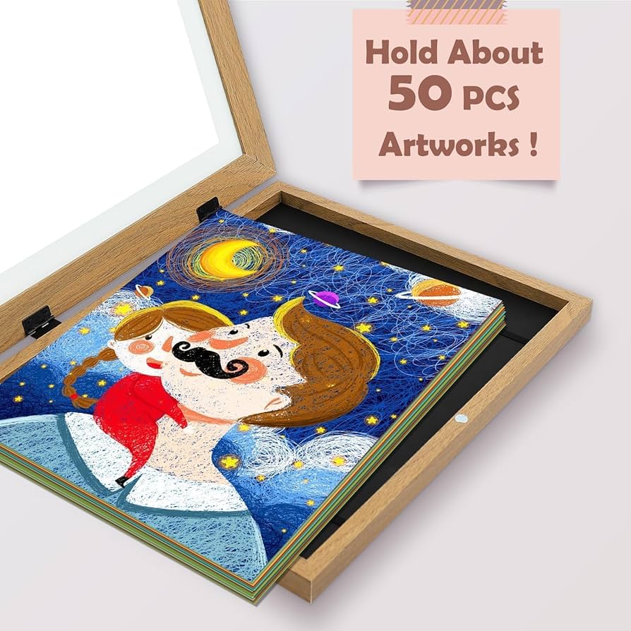 Amazon.co.jp: Frametory マグネット式キッズアートフレーム 2個