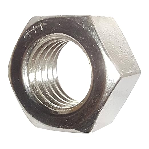 1-1/4-7 Finished Hex Nuts, Stainless Steel 18-8, Plain Finish, Quantity 5 by Fastenere