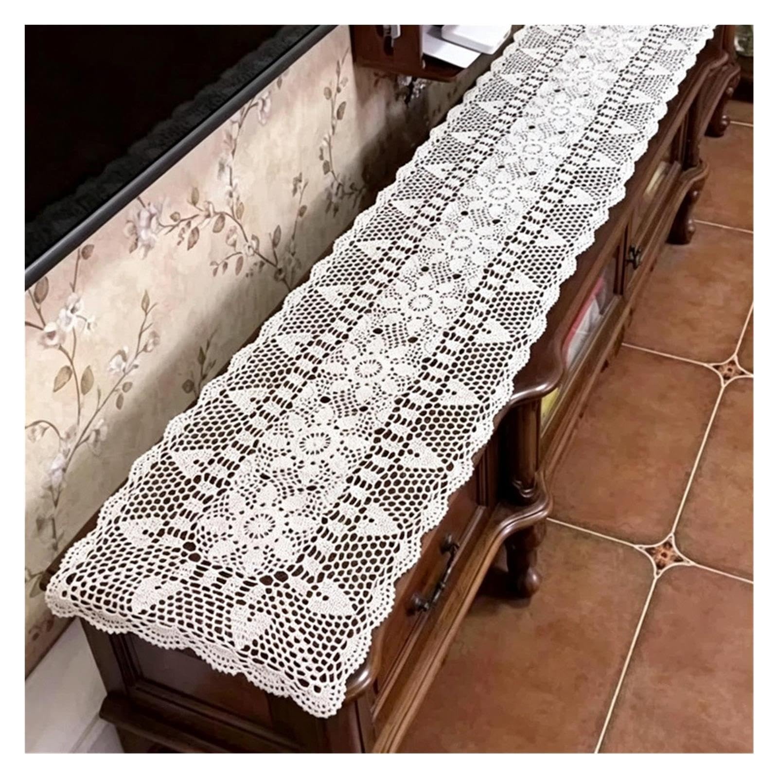 Runner da Tavola All'uncinetto Tovaglie Artigianali All'uncinetto Shabby