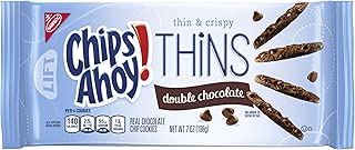 Chips Ahoy! Thins Double-Chocolate Chocolate Chip Cookies, 7 Ounce - coolthings.us