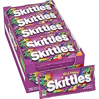 Vista 12 de SKITTLES Caramelos Masticables Originales, Tamaño Completo - 2.17 oz, Paquete de Dulces a Granel de 36