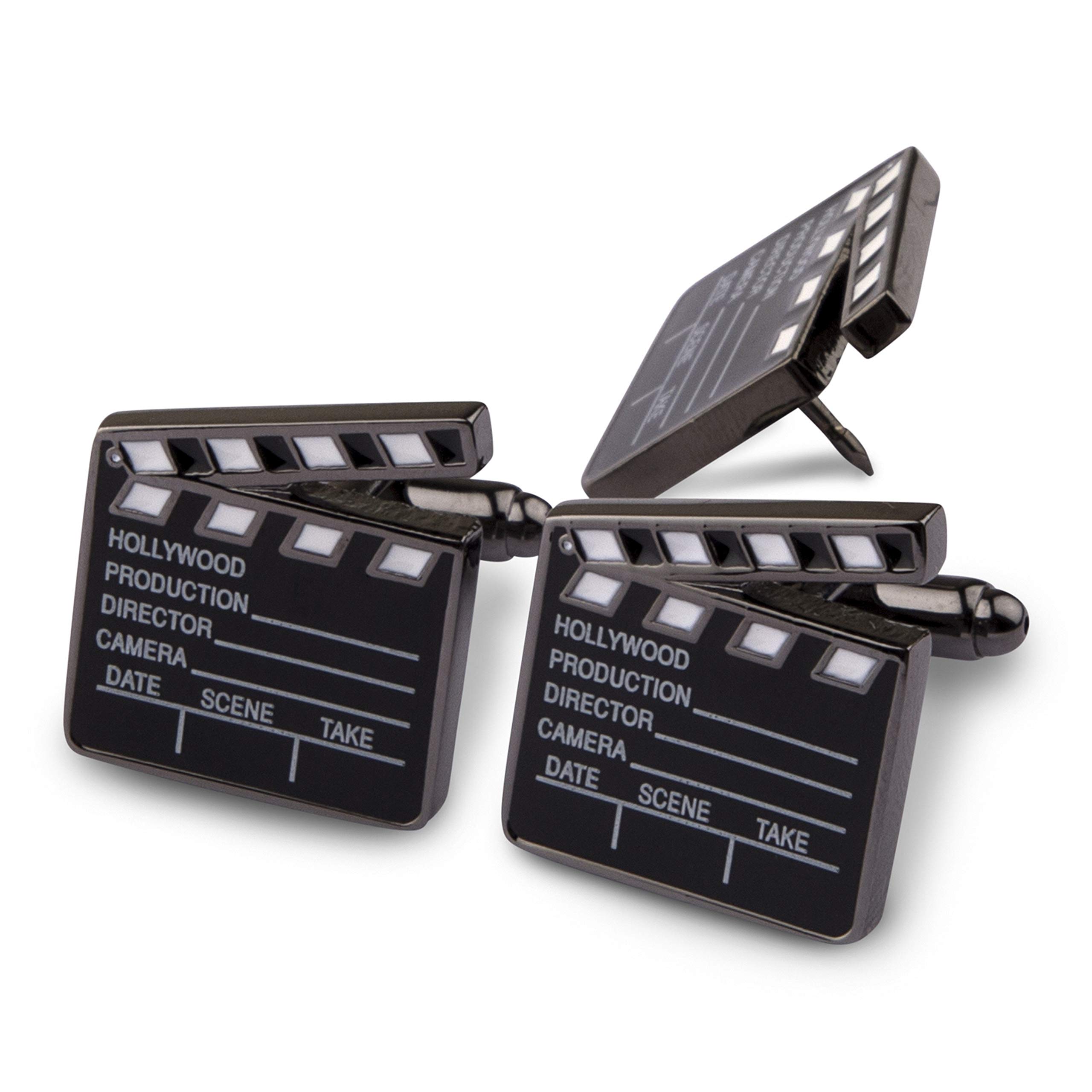 Peluche Black Rhodium Plated Brooch Set for Men