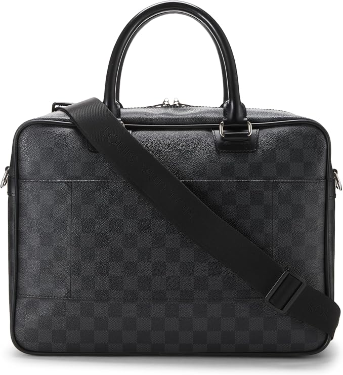 Pre-loved Damier Graphite Icare, Grey