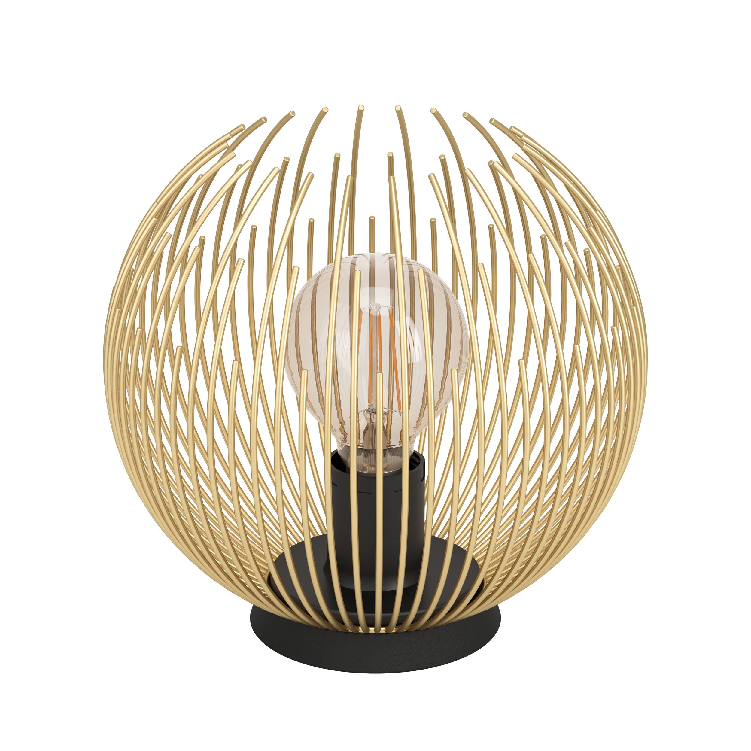 Eglo Venezuela Spherical Gold & Black Table Lamp