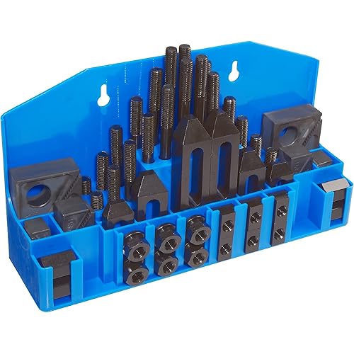 TE-CO 20402PL Machinist Promo Kit, 5/8" Table T-Slot x 1/2-13" Stud, 52 Pieces