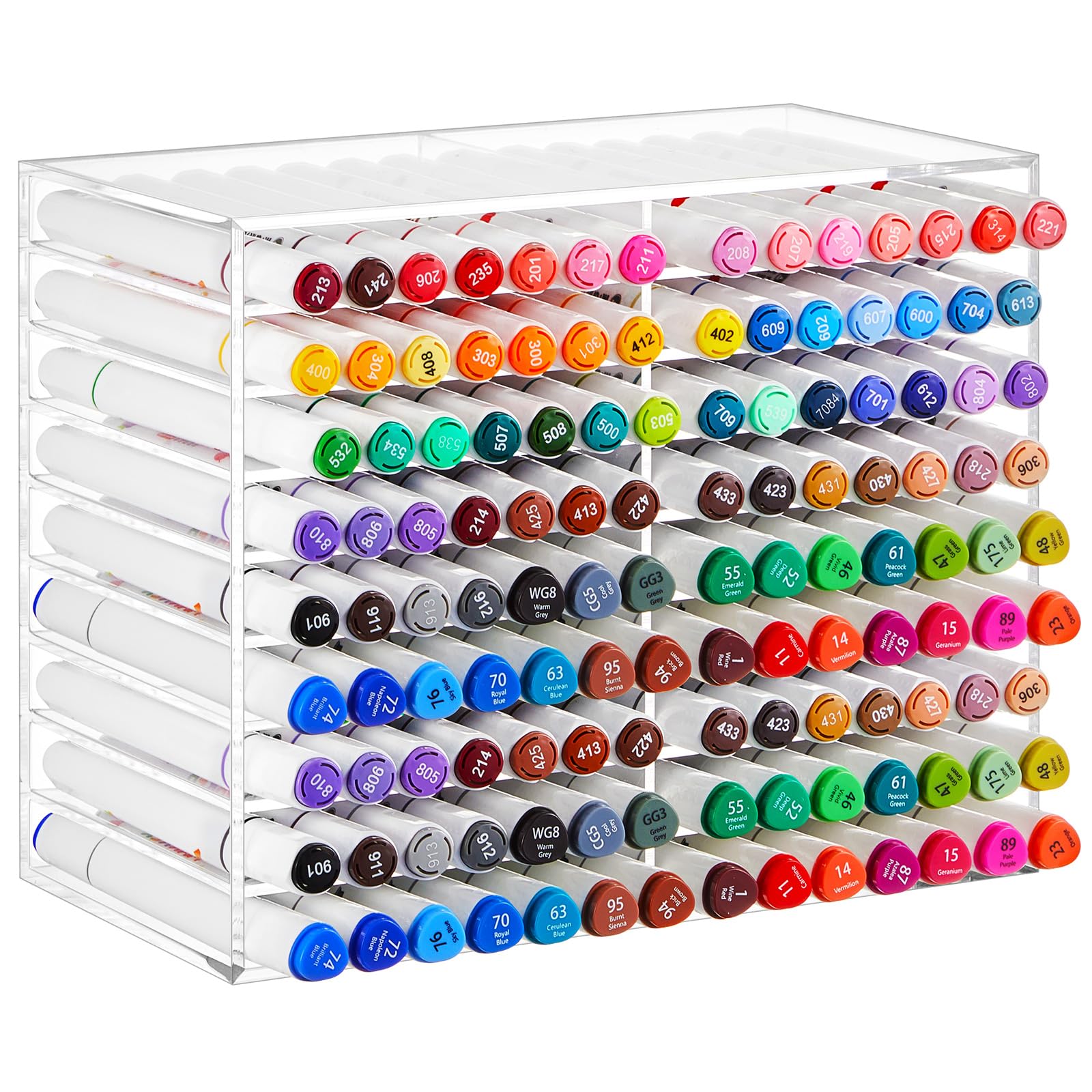 Amazon.com : MotiMind Acrylic Marker Organizer for 126 Marker