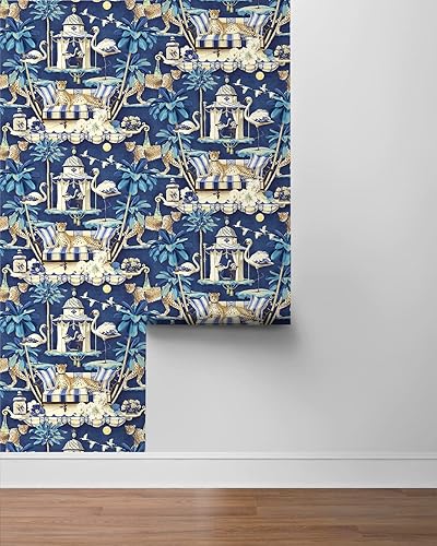 Miniatura 8 de Surface Style - Papel tapiz para despegar y pegar, papel tapiz Whimiscal para dormitorio, tocador, cocina, vinilo, cobertura de 30.75 pies cuadrados