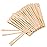 Bememo 500 Pcs Wax Sticks Eyebrow Brow Lip Nose Small Wooden Waxing Applicator Spatula Craft Sticks for Hair Face Legs Removal Spa