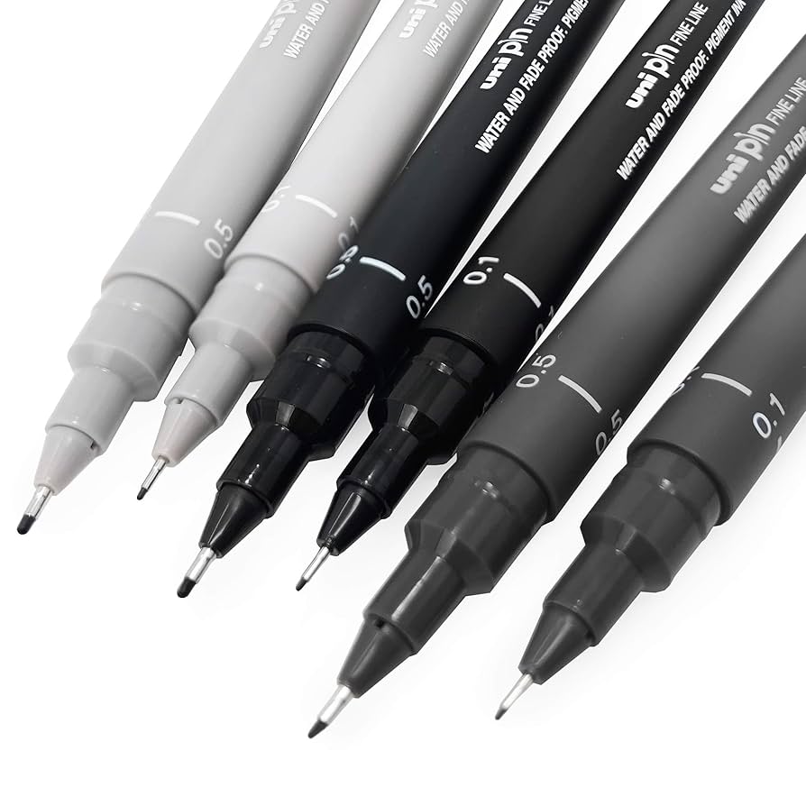 【新品・未使用】Uni Pin Fineline ドローイングペン 12本セット Amazon.com: UNI PIN FINELINER DRAWING PEN SET 12 BLACK