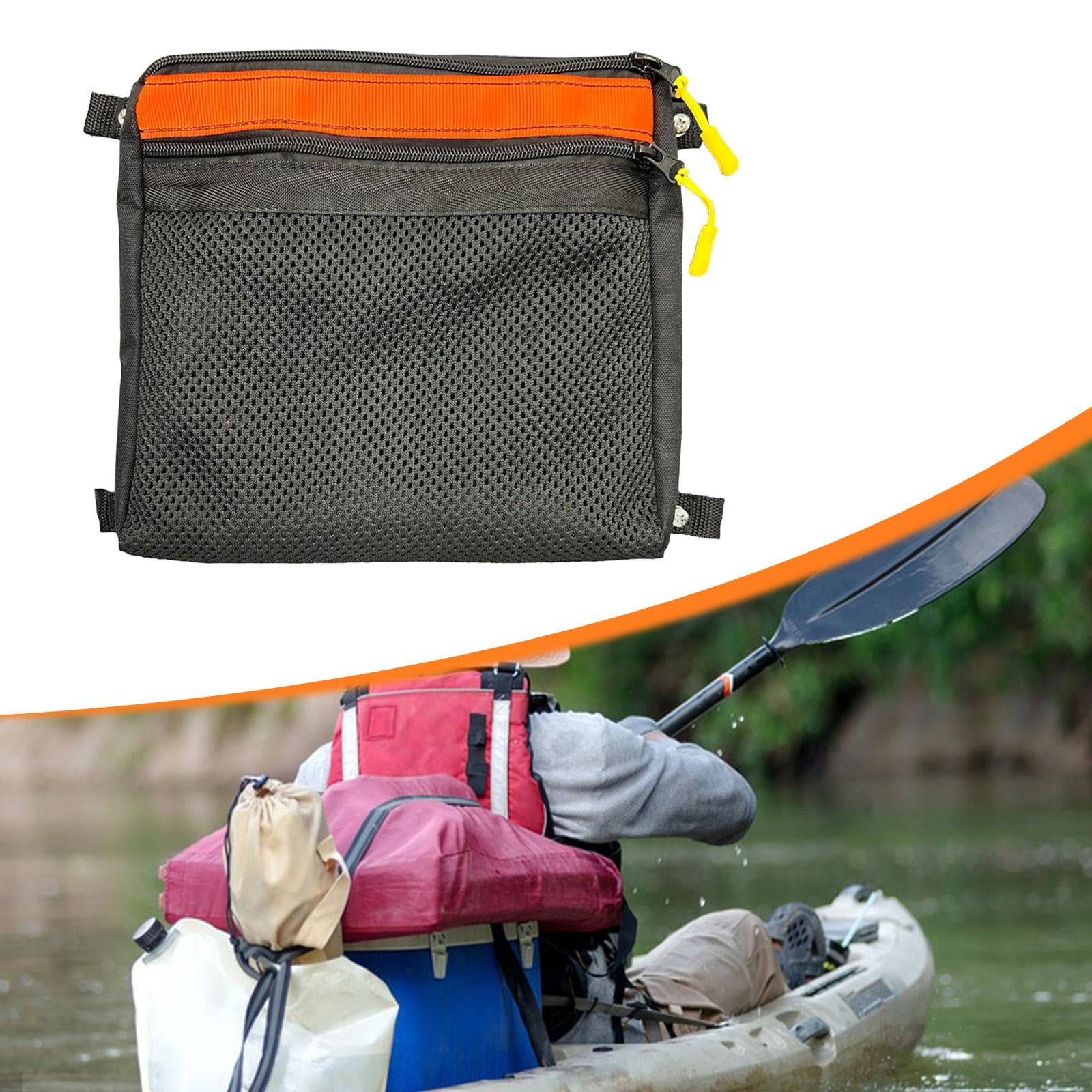 Harilla Bolsa para Guardar Accesorios de Kayak, Organizador Impermeable con Compartimentos Dobles para Actividades Al Aire Libre.