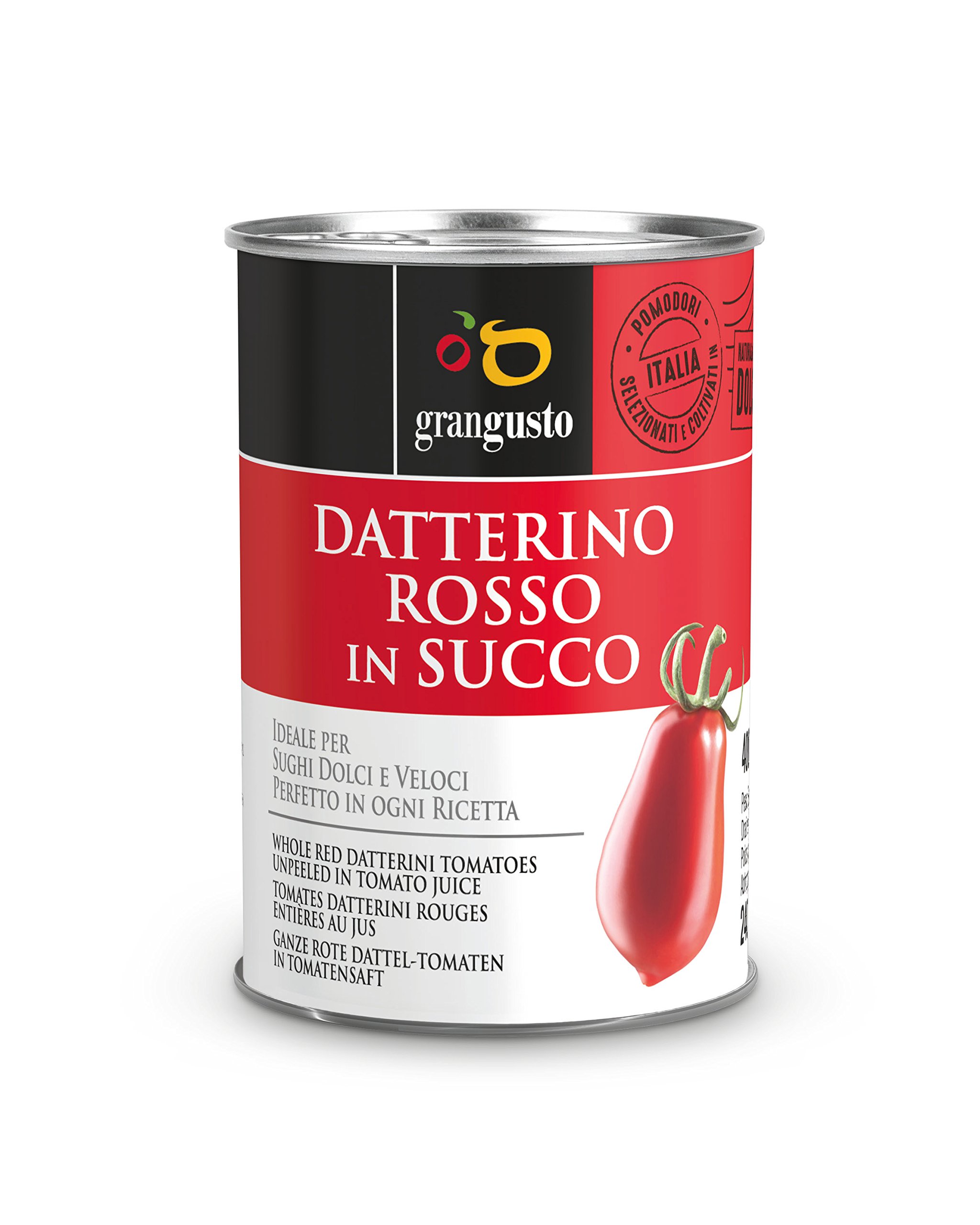 Datterino Rosso Intero in succo ''grangusto'' 400g confezione da 12