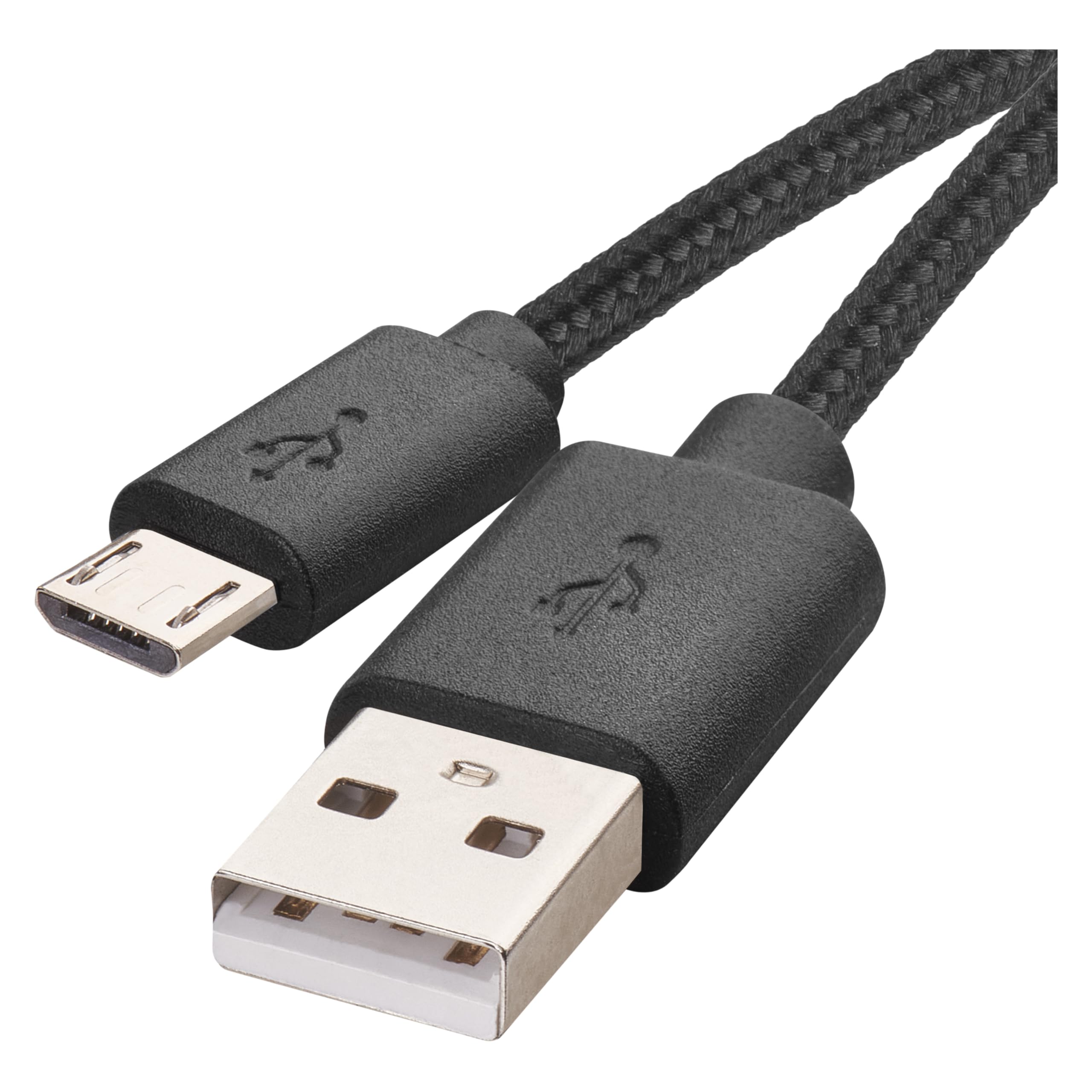 EMOS Kabel do szybkiego ładowania i przesyłania danych, micro-USB na USB-A 2.0, 480 Mbit/s, 2 m, czarny