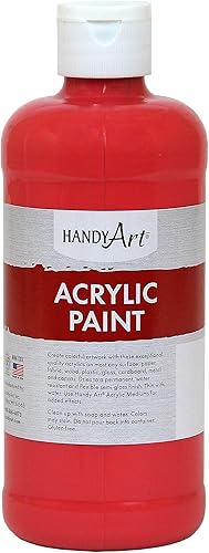 Vista 40 de Pintura acrílica para estudiantes, artesanías de 16 onzas. Bloqueo blanco