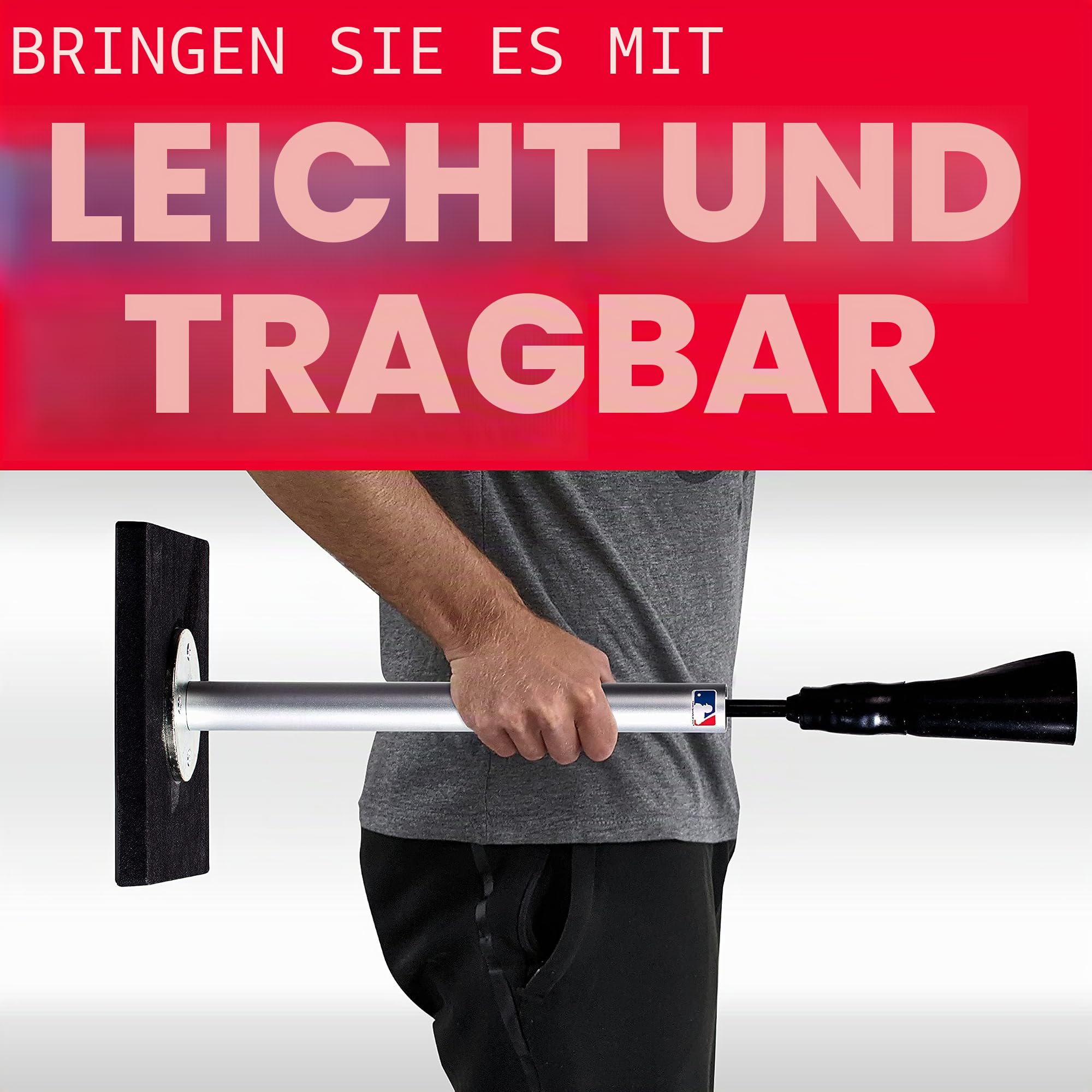 Franklin Sports Baseball Softball Batting T-Shirt - MLB Pro Porta Hitting Tee - Wearable Gewichtetes Schlagtraining-Shirt + Verstellbares Softball-Shirt