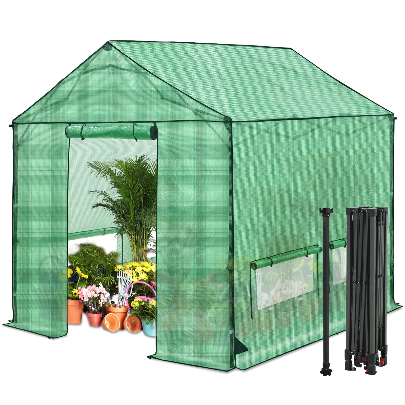 INTER HUT 10x10 Pop Up Greenhouse