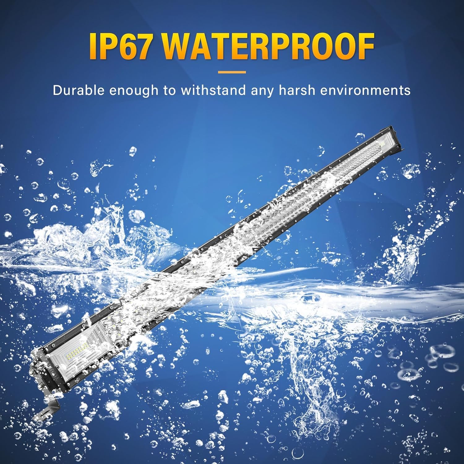 Barra Led 42 Pollici Willpower 540W | Barra Luce Fuoristrada Con Staffa Magnetica Per Auto, Camion E Barche - Foto 3