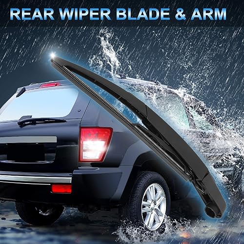 Miniatura 6 de X AUTOHAUX Juego de brazo de limpiaparabrisas trasero de 9.843 in para Mercedes-Benz Clase B W246 2011 2012 2013 2014 2015 2016 2017 2018 2019