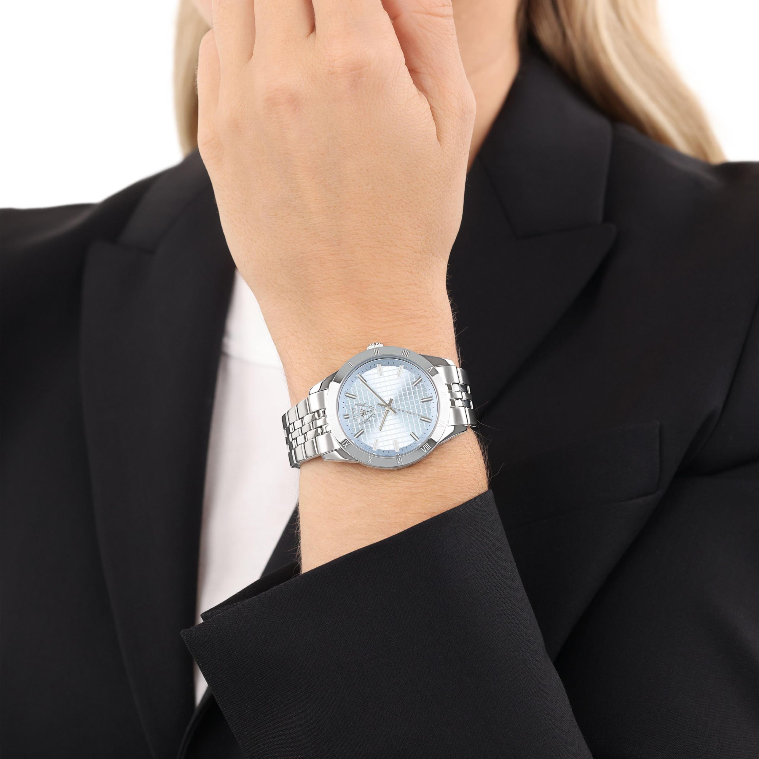 Joop! - Damen Quarz Armbanduhr - Edelstahl Gehäuse in Silber - Edelstahl Armband in Silber - Wasserdicht 5 Bar - JOO-W0006