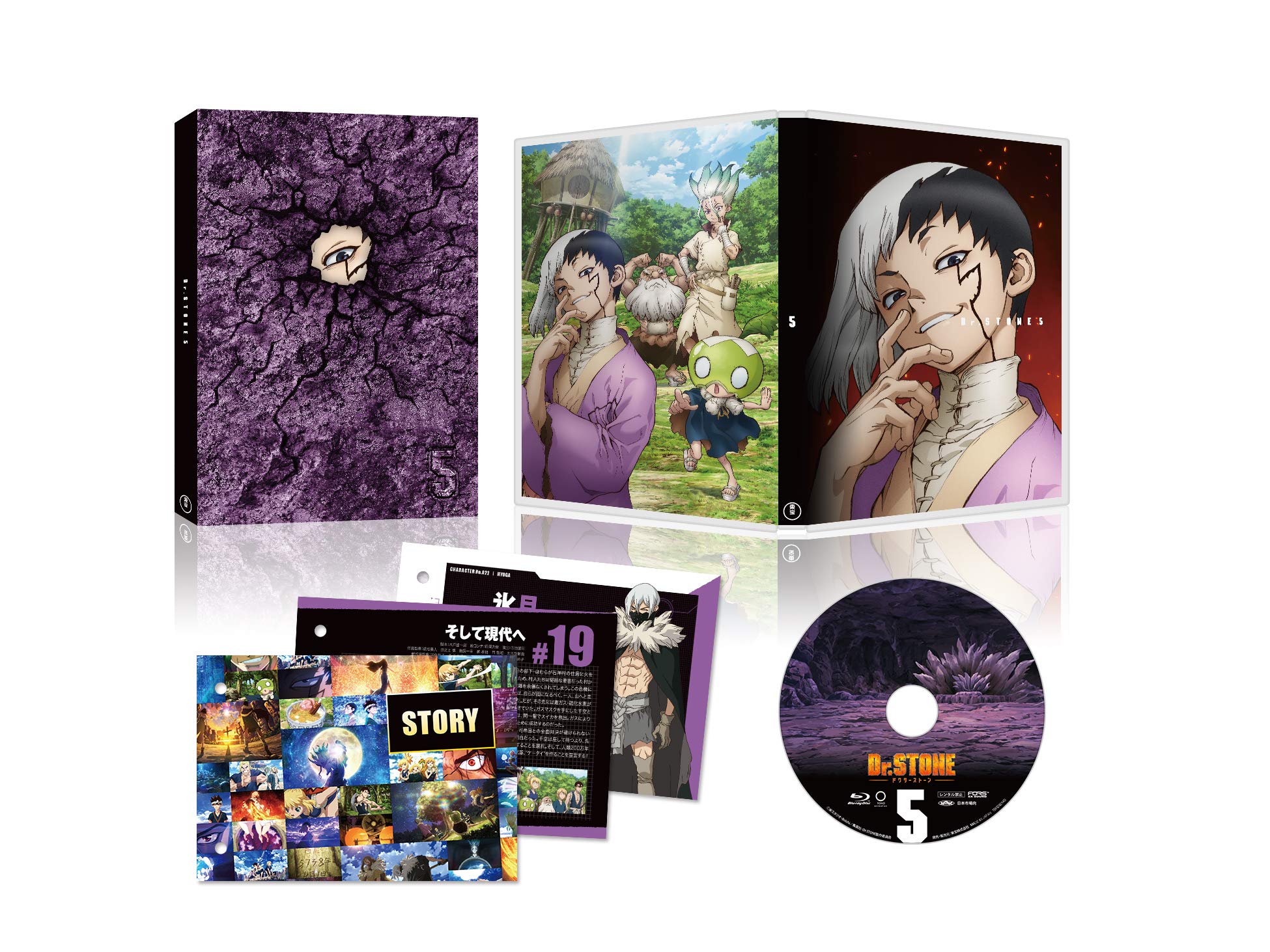 Amazon.co.jp: Dr.STONE ドクターストーン Vol.5 [DVD] : 稲垣理一郎