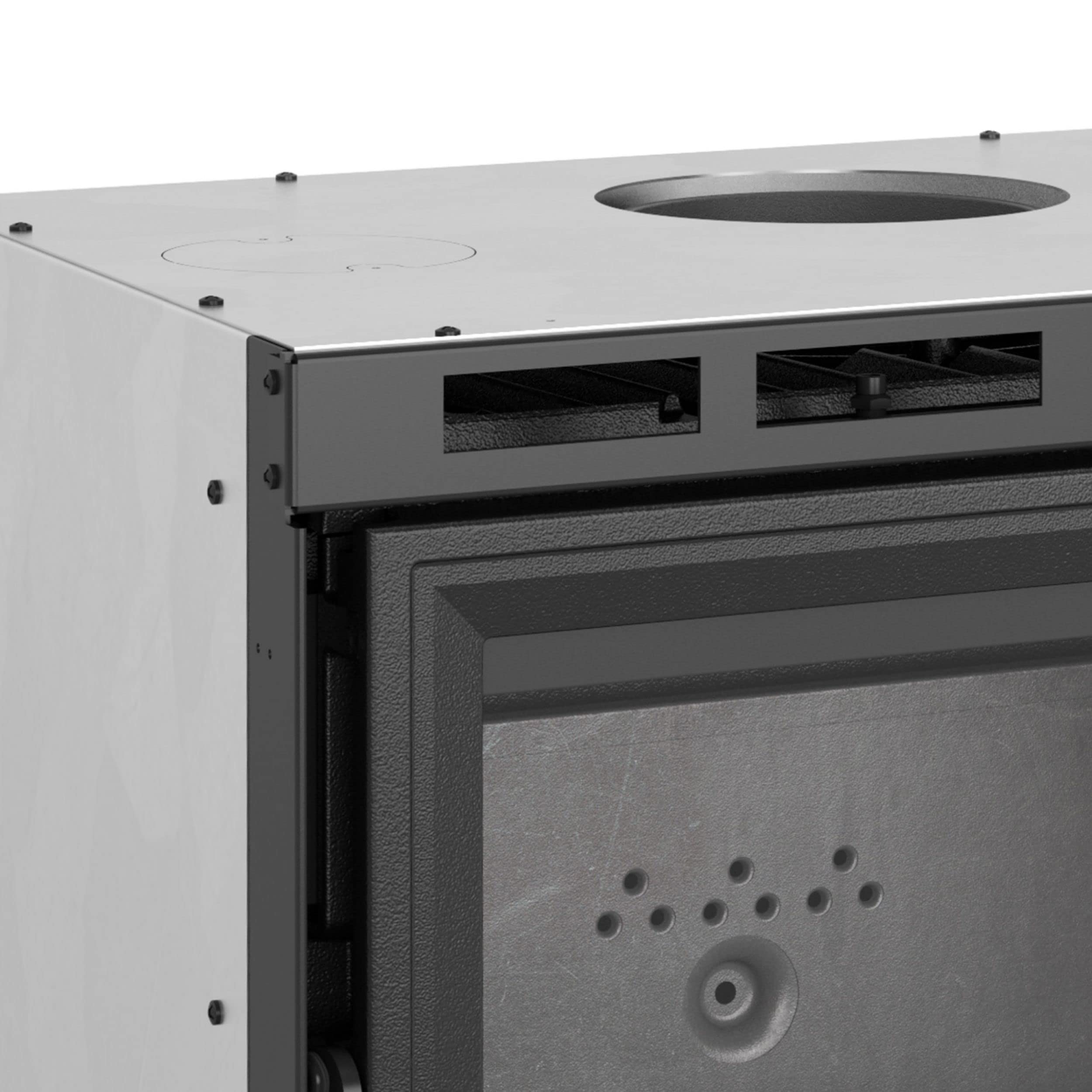 Caminetto incasso Nordica Inserto Legna 70L Vent/Can 9kw 6016744