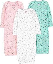 Simple Joys by Carter's Baby Girls Infant and Toddler Nightgowns (Pack of 3)