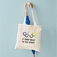Vista 4 de CafePress Bingo Lingo Tote Bag Natural Canvas Tote Bag, Bolso de compras de tela, Caqui