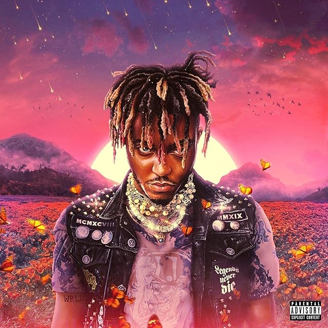 Blue Throat Trident Collection Juice Wrld Legends Never Die American Rapper Poster 12X18