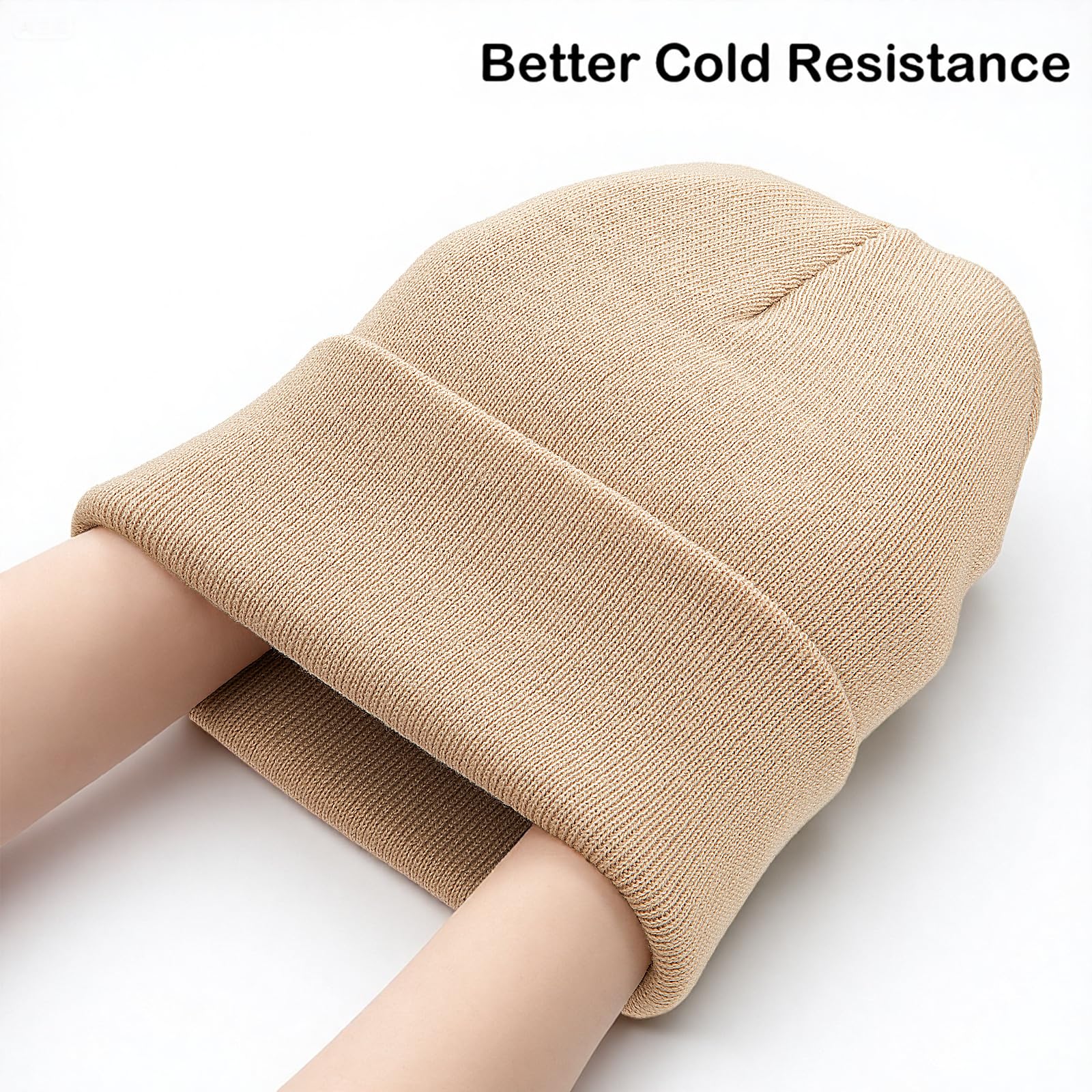 Pack Beanies - Gorros de invierno cálidos de punto para hombres, mujeres y niños grandes (regalo de otoño e invierno para la familia)