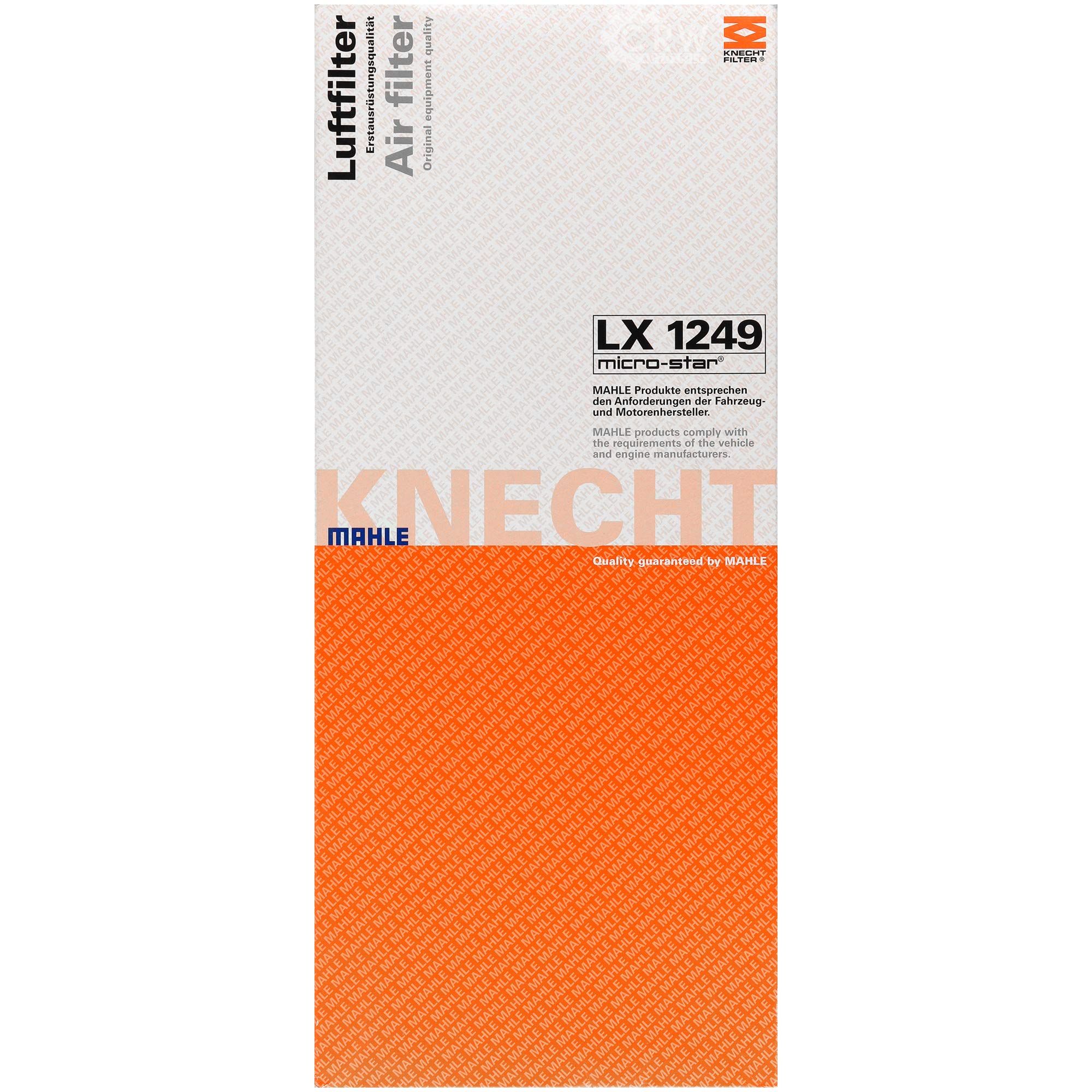 Paquete de inspección Kit de mantenimiento de filtros con filtro de aceite OC 460, filtro de aire LX 1249, filtro de combustible KL 83, filtro de habitáculo LA 242, tornillo de cierre