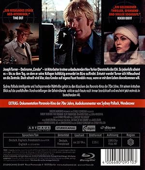 Die drei Tage des Condor [Blu-ray]: Amazon.ca: Movies & TV Shows