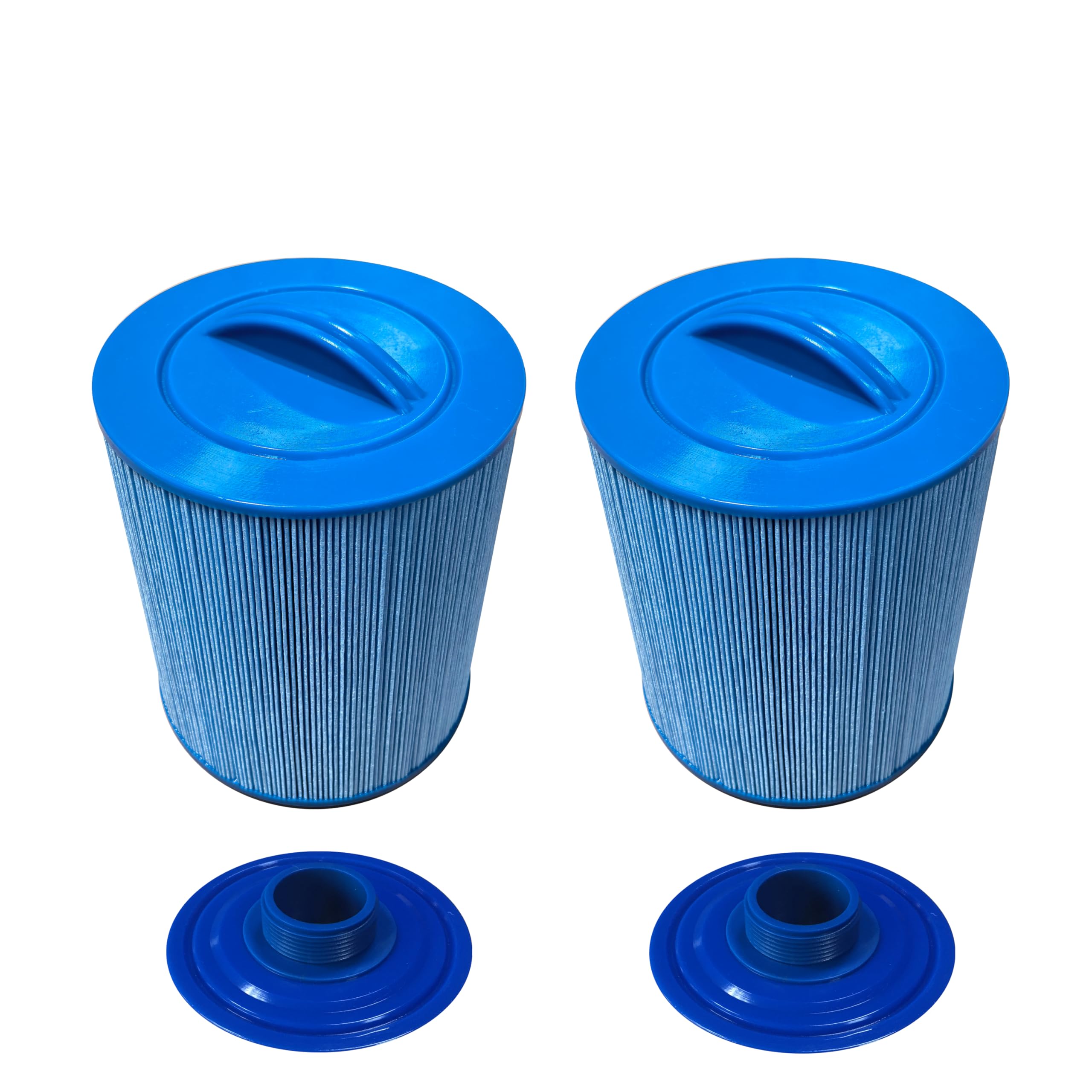 Malaka Lot de 2 cartouches filtrantes pour spa compatibles avec AKU0136, filetage MPT de 3,8 cm, filetage fin, φ15,2 x 17,8 cm (non SAE/filetage gros), 35 m²