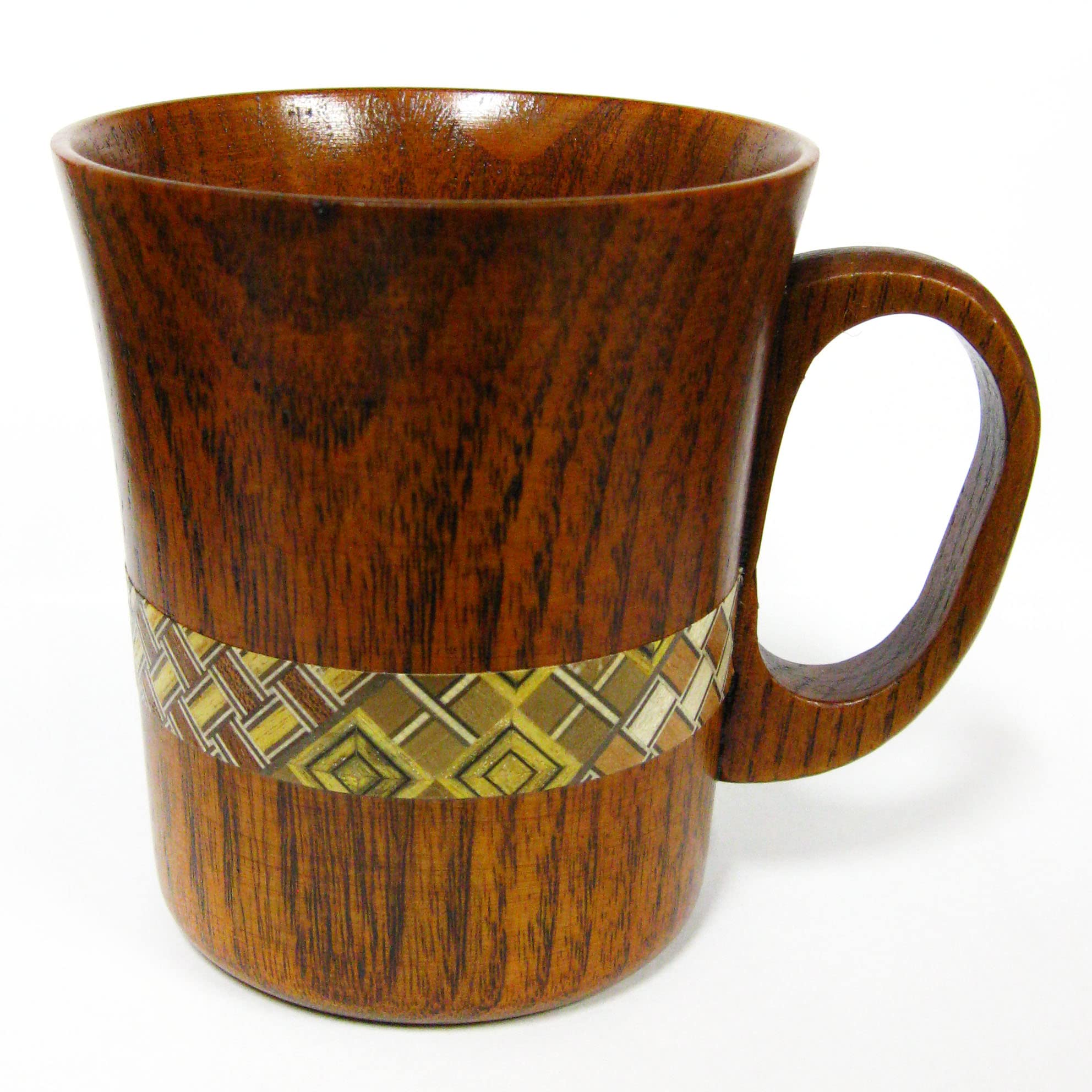 NINAHAU（ニナハウ）寄木細工のマグカップ ニナハウ・ドングリマグ（NINAHAW Dongry Mug）｜寄木細工職人の手で