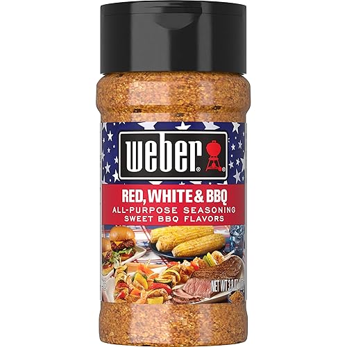 Weber Condimento rojo, blanco y barbacoa, 3.8 oz
