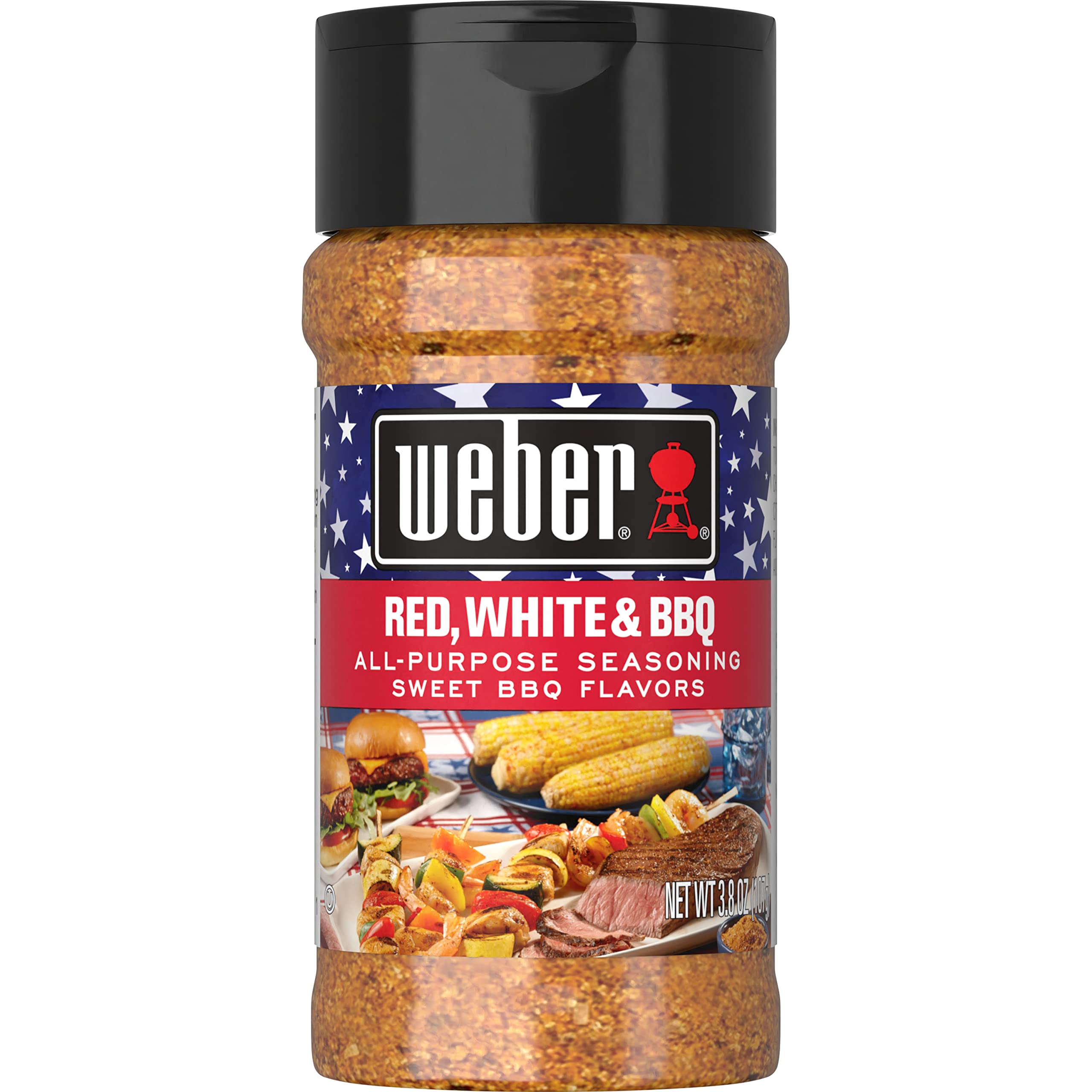 Red, White & BBQ Seasoning, 3.8 oz