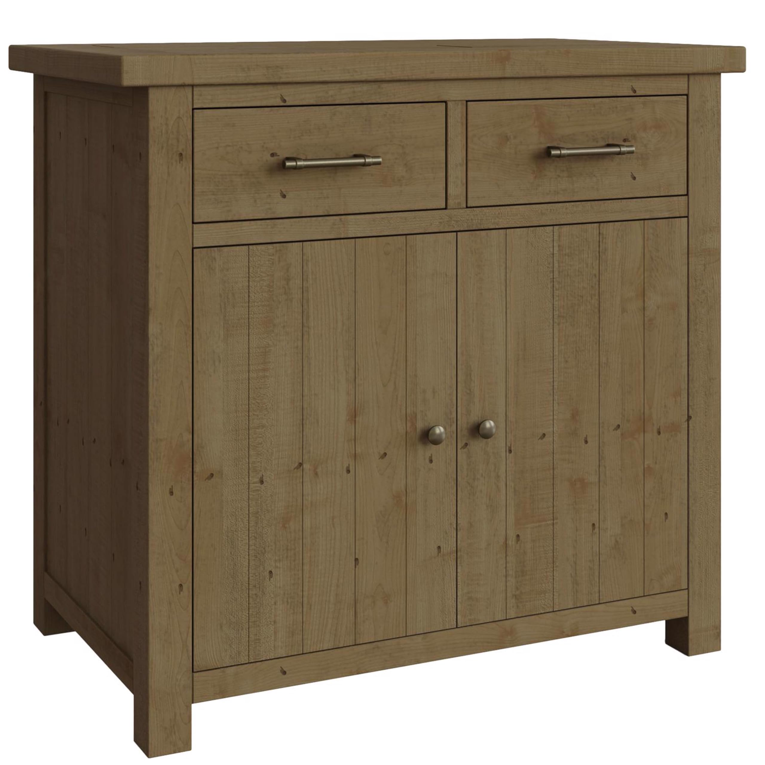 FWStyle Reclaimed Pine 2 Door Sideboard in Distressed Driftwood finsh