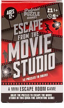 Professor Puzzle Escape from The Movie Studio - Mini Escape Room Game