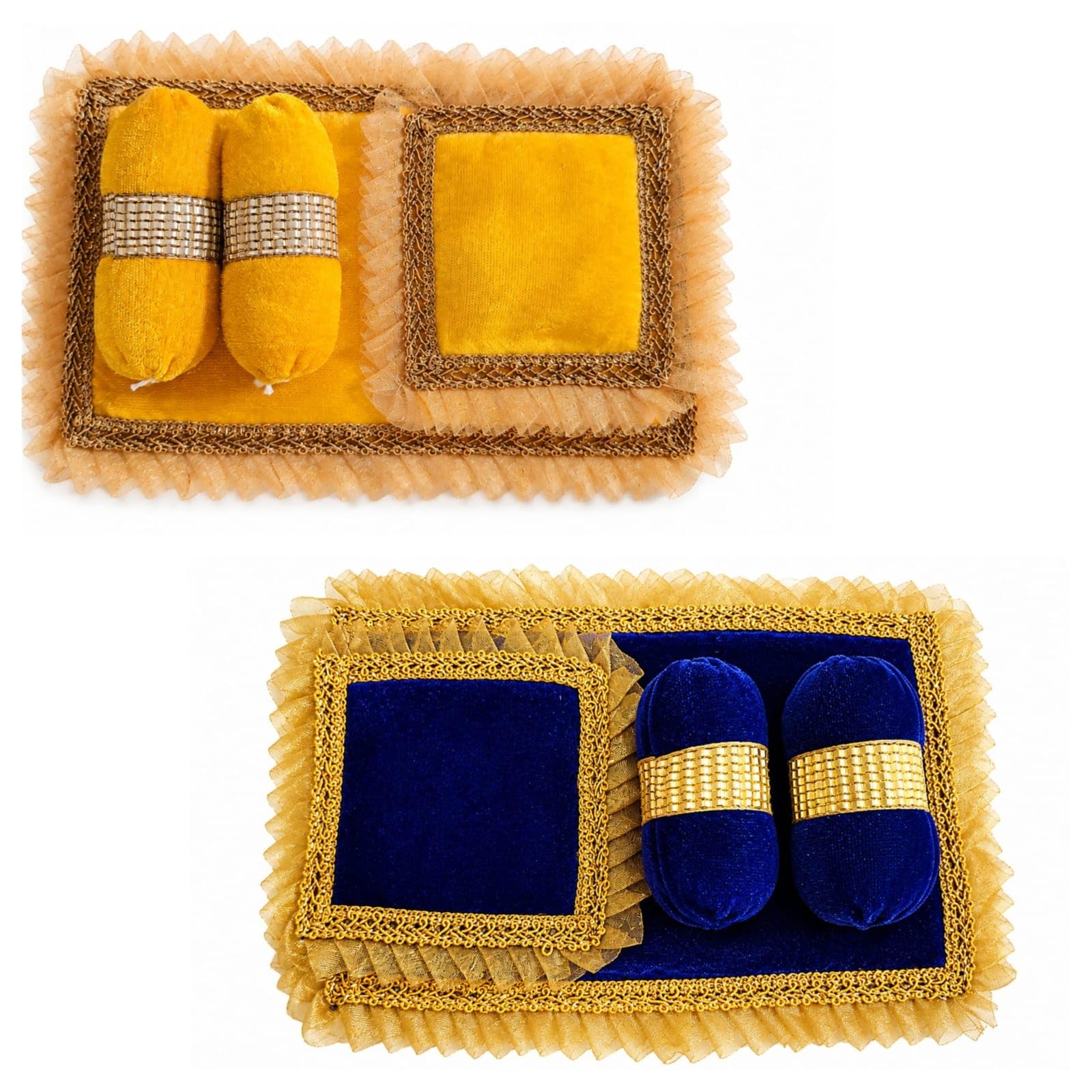 Laddu Gopal Bedding Set - Royal Velvet Design -10